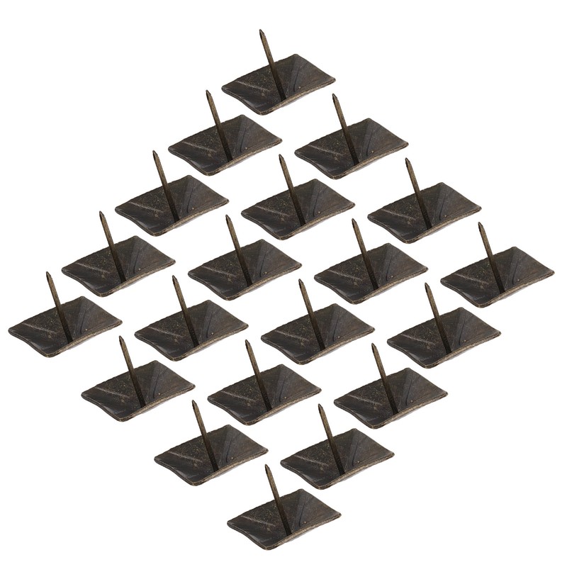 20 Pcs Antique Decorative Tacks Quadrate Appearance Clavos Decorative Nails