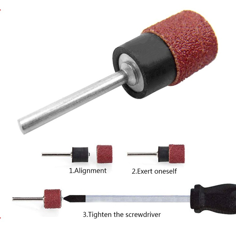 Pack of 104 Cylinder Grinding Pens Sleeve Sander Drum 60