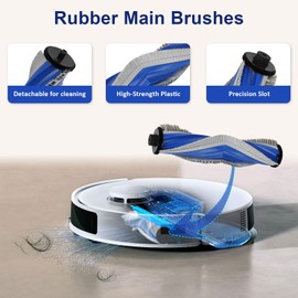 15 PCS Accessories for ECOVACS DEEBOT N20 Plus/ N20 PRO Plus Robot Vacuum, Replacement Parts Main Brush, Side Brush, Mop Pad, Filter