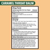 Throat Balm Caramel Throat Drops with Liquid Center 34 Count