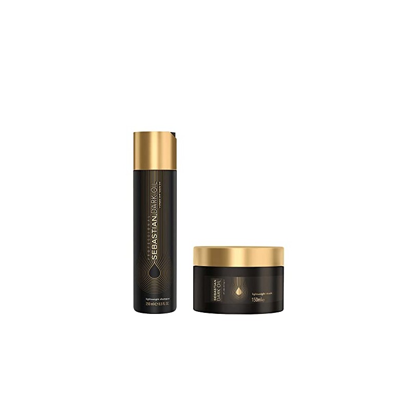 Sebastian Dark Oil Light Moisturising Shampoo 250 ml Mask 150