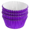 sourcing map Metallic Foil Cupcake Liners for Baking Cupcake, 100Pcs