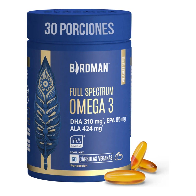 Birdman Full Spectrum Omega 3 | 100% Vegetal | Sin