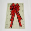 Red and Black Plaid Bow, Christmas Bow