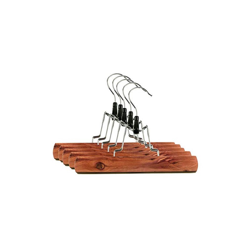 Personalisable 5 Pack - 230mm Cedar Wood Trouser skirt Clamp