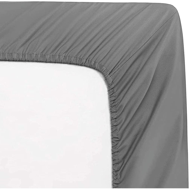 Comfy Nights Double Fitted Sheet MicroFibre Plain Dyed Easy Care