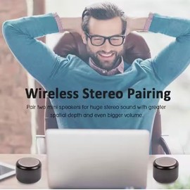 Hype Audio Portable Mini Bluetooth Wireless Speaker, Lightweight Super Compact, Enhanced Stereo Sound bass for Outdoor, Sport, Party, Desktop, Bedroom and Camping (Pink)