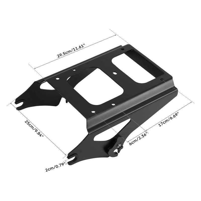 TCMT Detachable Two Up Trunk Mounting Luggage Rack + 4