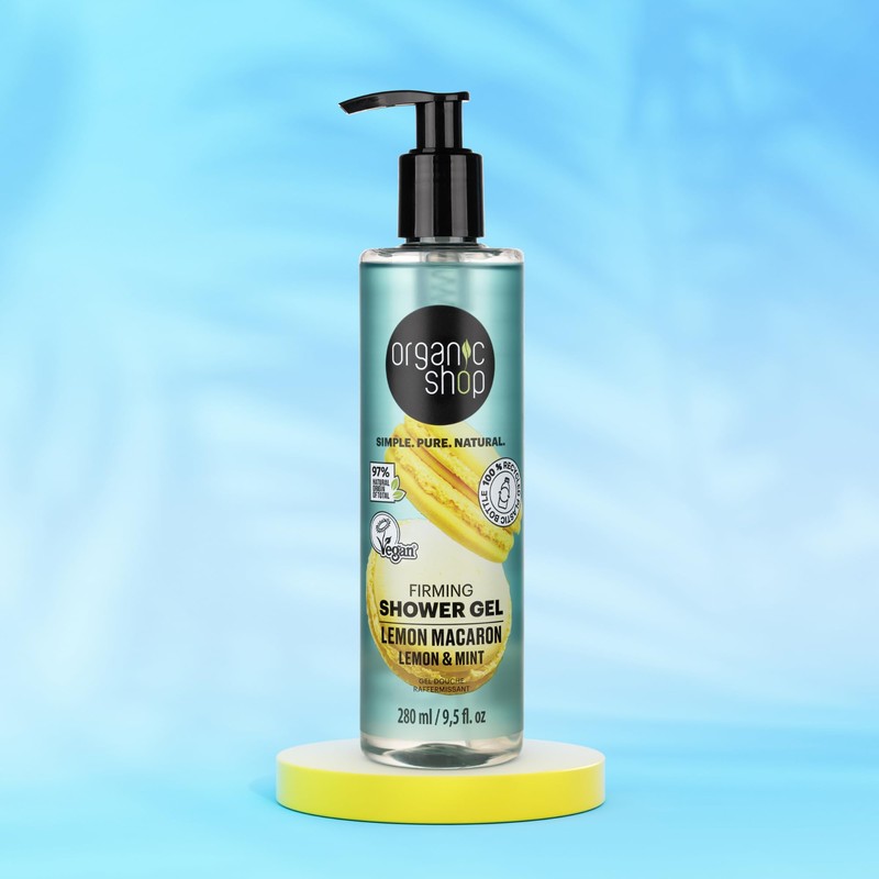 Organic Shop Firming Shower Gel Lemon Macaron, 280 ml