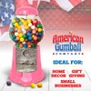 American Gumball Company - Metal 11-Inch Retro Style Pink Gumball