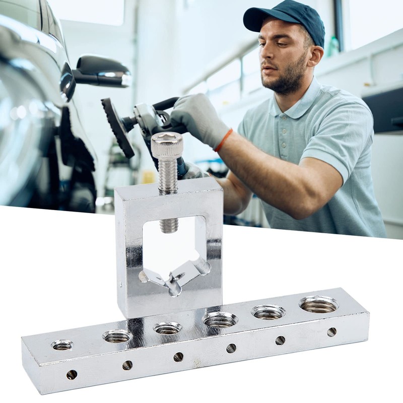 CYSFETENA Nut Bolt Drill Jig Set, Metal Safety Wire Drill