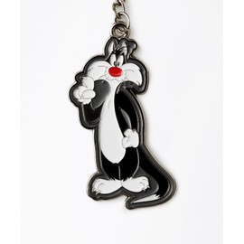 OUTSTANDING [LOONEY TUNES] CHARACTER KEYRING_SYLVESTER