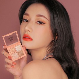 3CE 3CE Mini Multi Eye Color Palette (Glitter) (Increased) Blur Water Tint Mini 1.5g (Random), DIAMOND GLINT