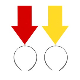 Koundeneko Arrowhead Headband Set of 2 Headbands, Funny, Party, Hair Hoop, Cosplay Festivals, Events, Fancy Dresses, Props Hair Accessories