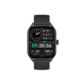 ZUKOR Z6 Smartwatch 1.85" Full Touch Fitness Watches For Men & Women Activity Tracker Smartwatch With Heart Rate Sleep Monitor (Black)