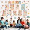 Supervitae 1 Set Retro Reading Poster Reading Classroom Decorations Set