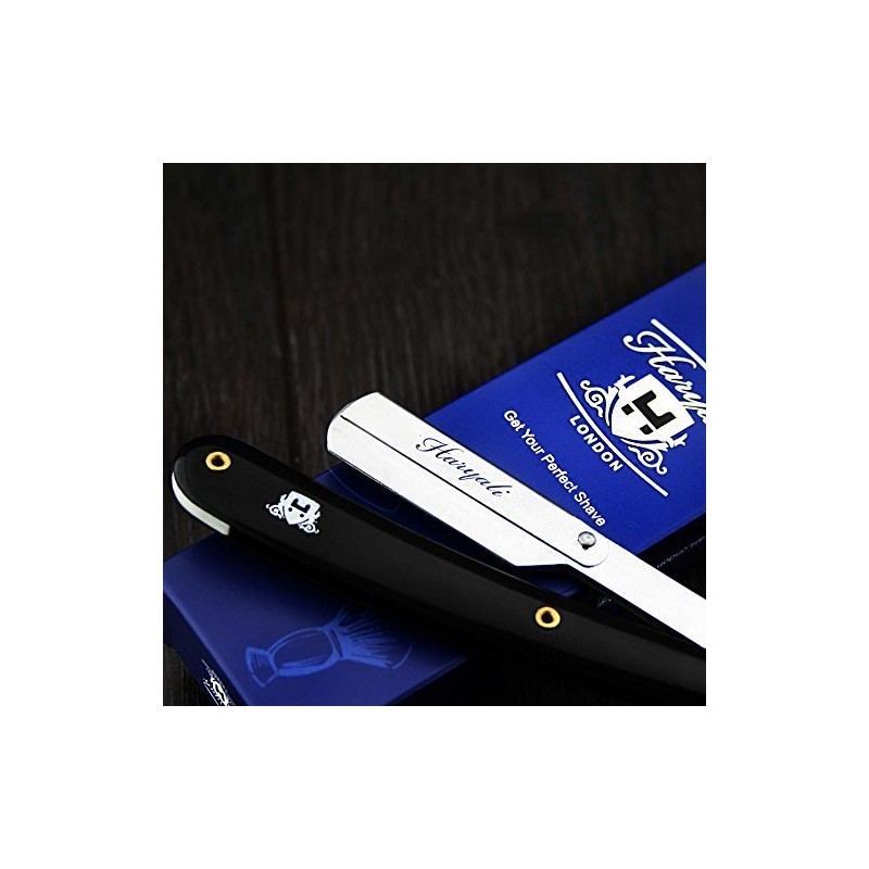 Barber Style Mens Shaver/Razor in Black Comes With Leather Bag.