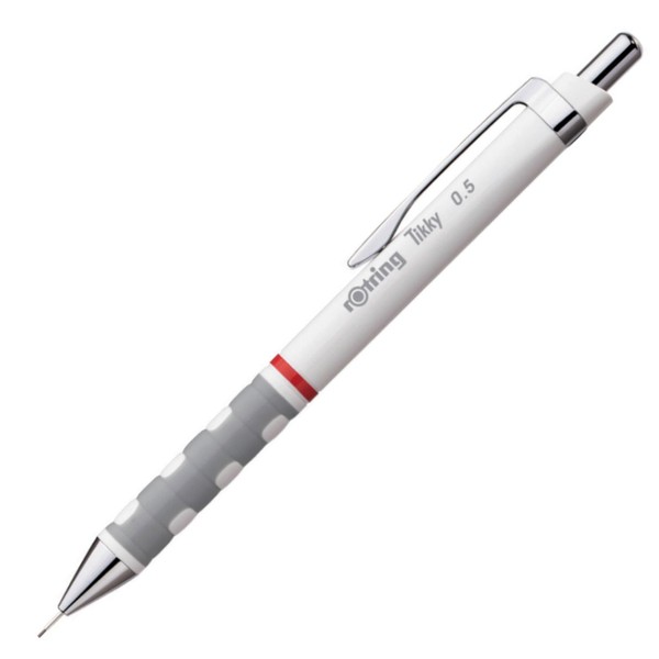 rOtring Mechanical Pencil Tikky, White, 0.5mm (S0770530)
