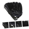 Mikinona 1pc PU Softball Glove for Comfortable Shockproof Batting Pitcher