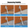 6-Pack Door Stopper Replacement Rubber Tips, Heavy Duty Kickdown Door