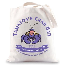 JNIAP Tamatoa Tote Bag Tamatoa's Crab Bar Gifts Tamatoa Lover Gifts I'm So Shiny Gifts Tamatoa Shoulder Bag, Tamatoa's Tb, Large