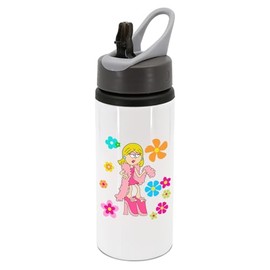 New Spirit Original Feather bow and heels Lizzie Mcguire cute aesthetic girly water bottle with handle attatchment drinks cup water bottle refill cute fun