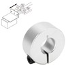 10PCS Shaft Collars with Screws Aluminum Alloy Open Type Axle