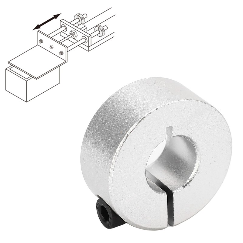 10PCS Shaft Collars with Screws Aluminum Alloy Open Type Axle