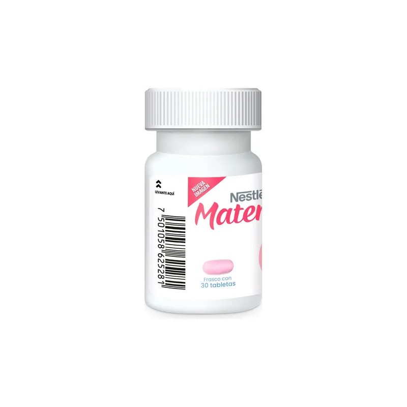 Suplemento Multivitamínico Nestlé Materna Frasco 30 Tabletas