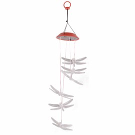 Solar Dragonfly Wind Chime Outdoor LED Wind Chime Garden Yard Decor Party Decor Gifts for Mom Girlfriend Women