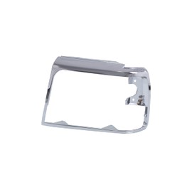 Perfit Liner New Headlights Headlamps Door Trim Bezel Driver Side Chrome Compatible For Ford F150 F-250 F-350 F53 Bronco F Super Duty 92 93 94 95 96 97 Pickup Truck