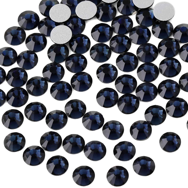 Beadsland 2880pcs Flat Back Crystal Rhinestones Round Gems for Nail