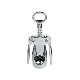 Vinturi Wing Corkscrew Wine Built-in Bottle Opener, Silver, one size (V9032)