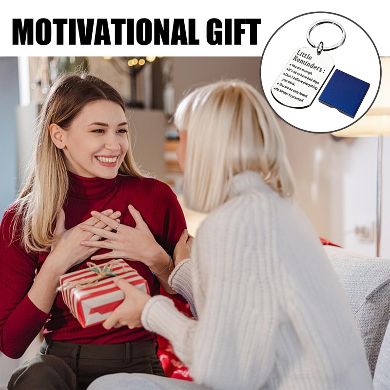 COACOM 1 small memory keyring, 1 jewellery box, inspirational creative