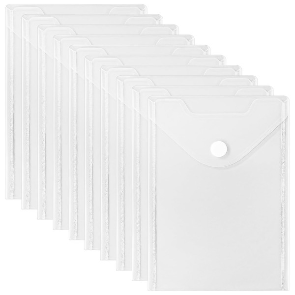 30 Pcs Clear Document Sleeves, Waterproof Craft Dies Storage Pockets,