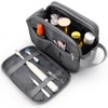 WIBKAE Toiletry Bag for Men, Travel Toiletry Organizer makeup Water-resistant