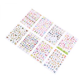 Vaguelly 8 Sheets Nail Art Stickers for Women DIY Delicate Manicure Decals with Unique Designs for Nail Decoration Easy to Apply Stunning Results