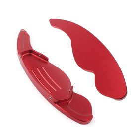 Ysbxitu Car Steering Wheel Paddle Shift Extension Extension Shift Paddle Compatible with Land Rover Discovery Sport Fits Jaguar XEL XE XFL XF F-Pace, Aluminium Alloy Steering Wheel Shift Paddle Red