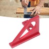 Layout Miter Gauge Aluminium Alloy 45 90 Degree Measuring Scribing