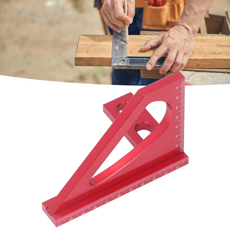 Layout Miter Gauge Aluminium Alloy 45 90 Degree Measuring Scribing