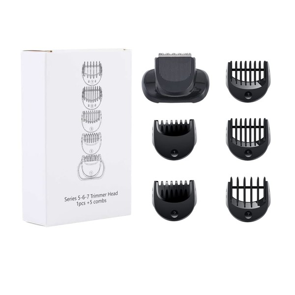 Beard Trimmer Attachment for Braun Series 5, 6 and 7 Electric Razors, Compatible with Electric Shavers 5018s, 5020s, 6075cc, 7071cc, 7075cc, 7085cc, 7020s, 5050cs, 6020s, 6072cc, 7027cs