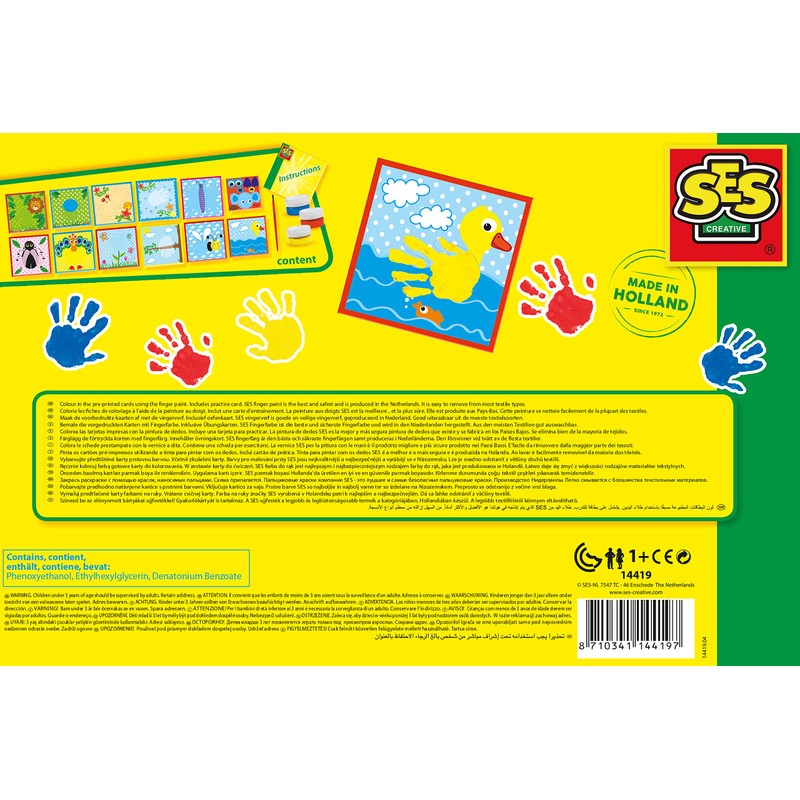 SES 14419 My First Creative Picture Children's Craft Kit, Blue/Red/Yellow