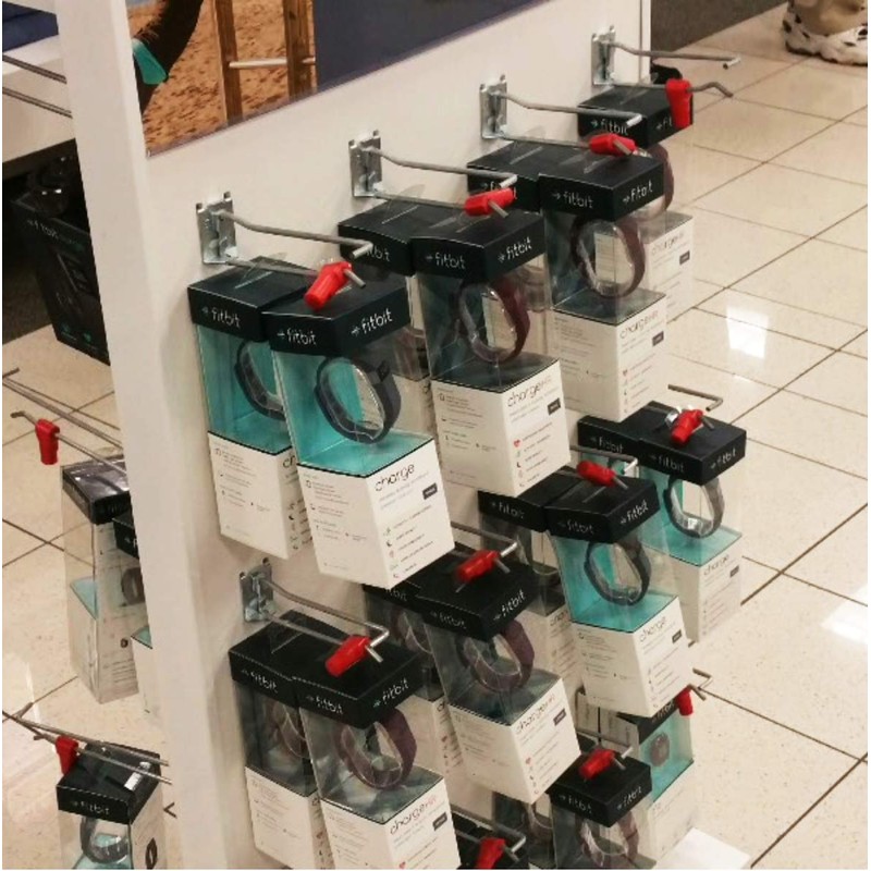Eau 100 Packs of Peg Hook Locks Retail Shop Security