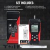TEKCOPLUS 2-in-1 Digital Tachometer with Laser & Contact Non-Contact Laser