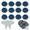 22PCS Screw-in Cricket Spikes with Spanner Blue Cricket Shoe Studs
