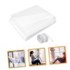 TEHAUX 1 Sheet Insulating Window Film Clear Reusable Window Covering