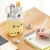 YeahBoom Pencil Case Zip, 2-in-1 Pencil Case and Pen Holder,