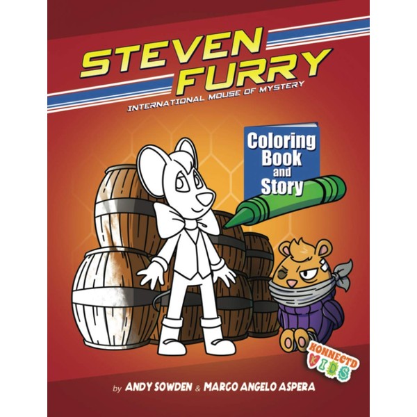 Steven Furry - International Mouse of Mystery Coloring Book and