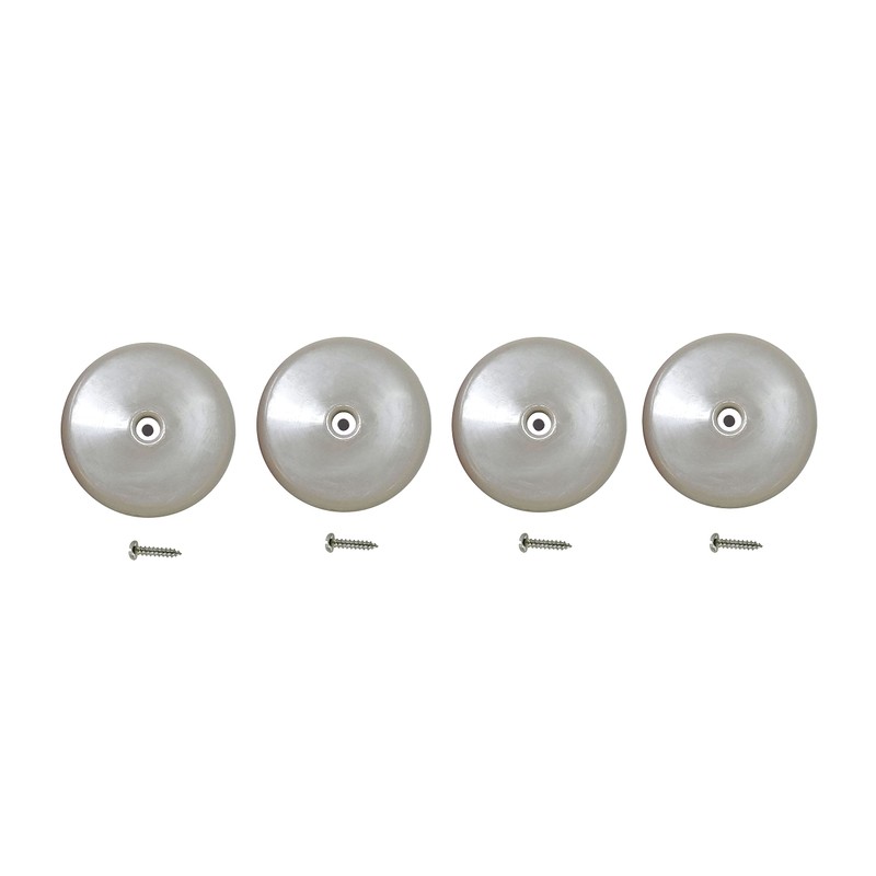 Shepherd SlideGlide 2-3/4" Round Adhesive Furniture Sliders for Carpet, Heavy-Duty