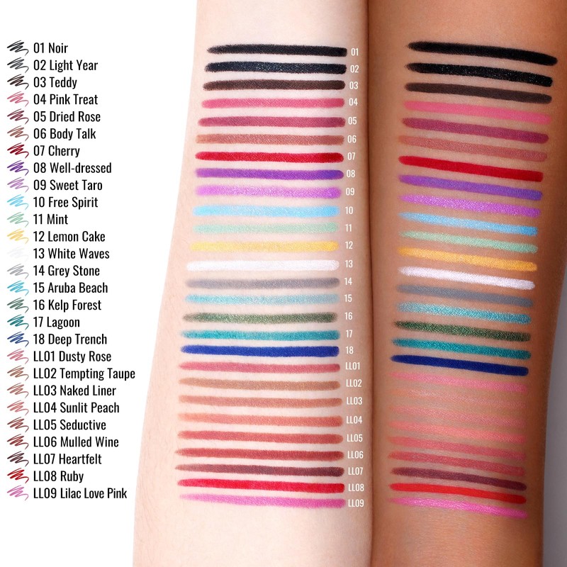 Waterproof White Lipliner Pencil - Smooth and Creamy Lip Primer,